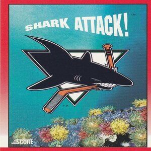 Shark Attack - 1990/1991 San Jose Sharks Team Checklist